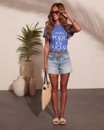 Pool Social Club Cotton Graphic Short Sleeve Tee