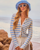 Tesley Striped Cardigan