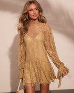 Moonlit Promise Lace Mini Dress