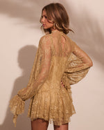 Moonlit Promise Lace Mini Dress