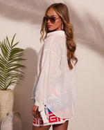 Hartlyn Cuff Tie Button Down Top