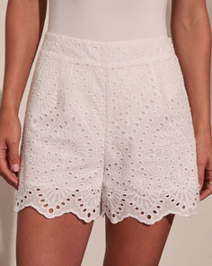 Daytime Muse Cotton Eyelet Shorts