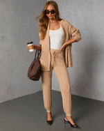 Cuddle Me Double Breasted Knit Sweater