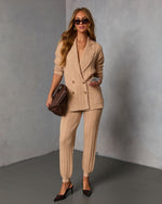 Cuddle Me Double Breasted Knit Sweater