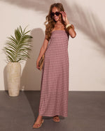 Bahama Bliss Abstract Print Maxi Dress