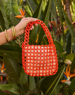 Sweet Retreat Beaded Top Handle Bag