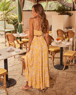 Beachy Bloom Floral Maxi Dress