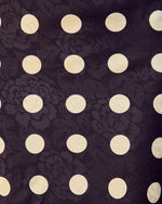 Villa Dusk Neck Tie Polka Dot Maxi Dress