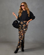 Honeyed Hour Floral Maxi Skirt