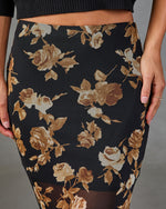 Honeyed Hour Floral Maxi Skirt