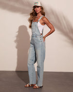 Summer Tide Denim Overalls