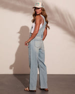 Summer Tide Denim Overalls