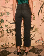 Venti High Rise Straight Leg Crop Denim