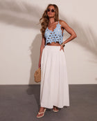 Soft Orchard Floral Crochet Top