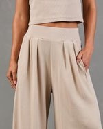 Casual Theory Pleated Mid Rise Pants