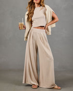 Casual Theory Pleated Mid Rise Pants