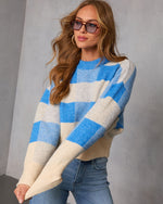 Warm Mood Knit Plaid Sweater