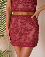 Sweet Paradise Embroidered Mini Skirt
