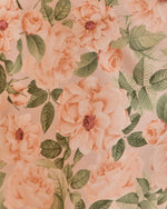 Garden Affair Floral Satin Midi Skirt