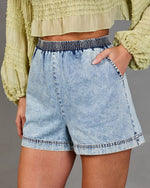 Desert Muse Mid Rise Denim Shorts