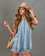 Desert Muse Mid Rise Denim Shorts