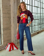 Santa Paws Graphic Novelty Knit Sweater