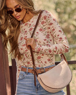 Plush Essence Sherpa Crossbody Bag