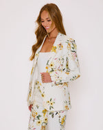 Honey Morning Floral Print Blazer