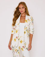 Honey Morning Floral Print Blazer
