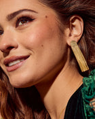 Midnight Whisper Chain Chandelier Earrings