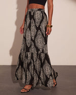 Nomad Soul Abstract Maxi Skirt