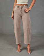 Tova Stretch High Rise Barrel Jeans