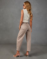 Tova Stretch High Rise Barrel Jeans