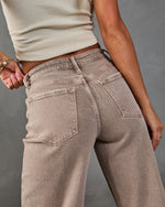 Tova Stretch High Rise Barrel Jeans