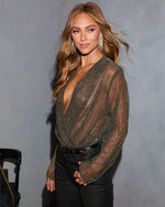 Dark Solstice Lurex Bodysuit