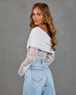 Nightfall Avenue Lace One Shoulder Bodysuit