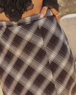 Mae Lynn Plaid Maxi Skirt