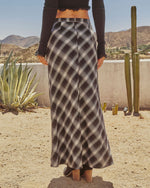 Mae Lynn Plaid Maxi Skirt