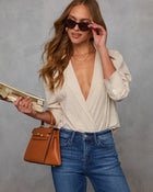 Sandy Days Cotton Stripe Button Down Top