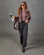 Tobey Ribbed Mock Neck Sweater