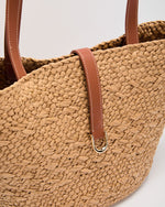 Heritage Coast Straw Tote Bag