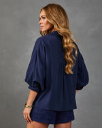 Melodine Front Button Down Top