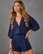 Melodine Front Button Down Top