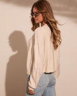 Coastal Darling Embroidered Floral Cardigan