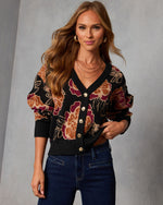 Paulino Printed Cardigan