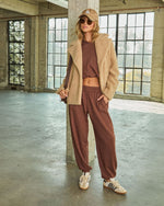 Quick Trip Layered Cut Out Shoulder Sweatshirt