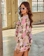 Daylight Elegance Abstract Knit Cardigan