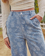 Prairie Bloom Rigid High Rise Relaxed Floral Jeans