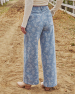 Prairie Bloom Rigid High Rise Relaxed Floral Jeans
