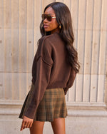 Elouise Cropped Crewneck Sweater